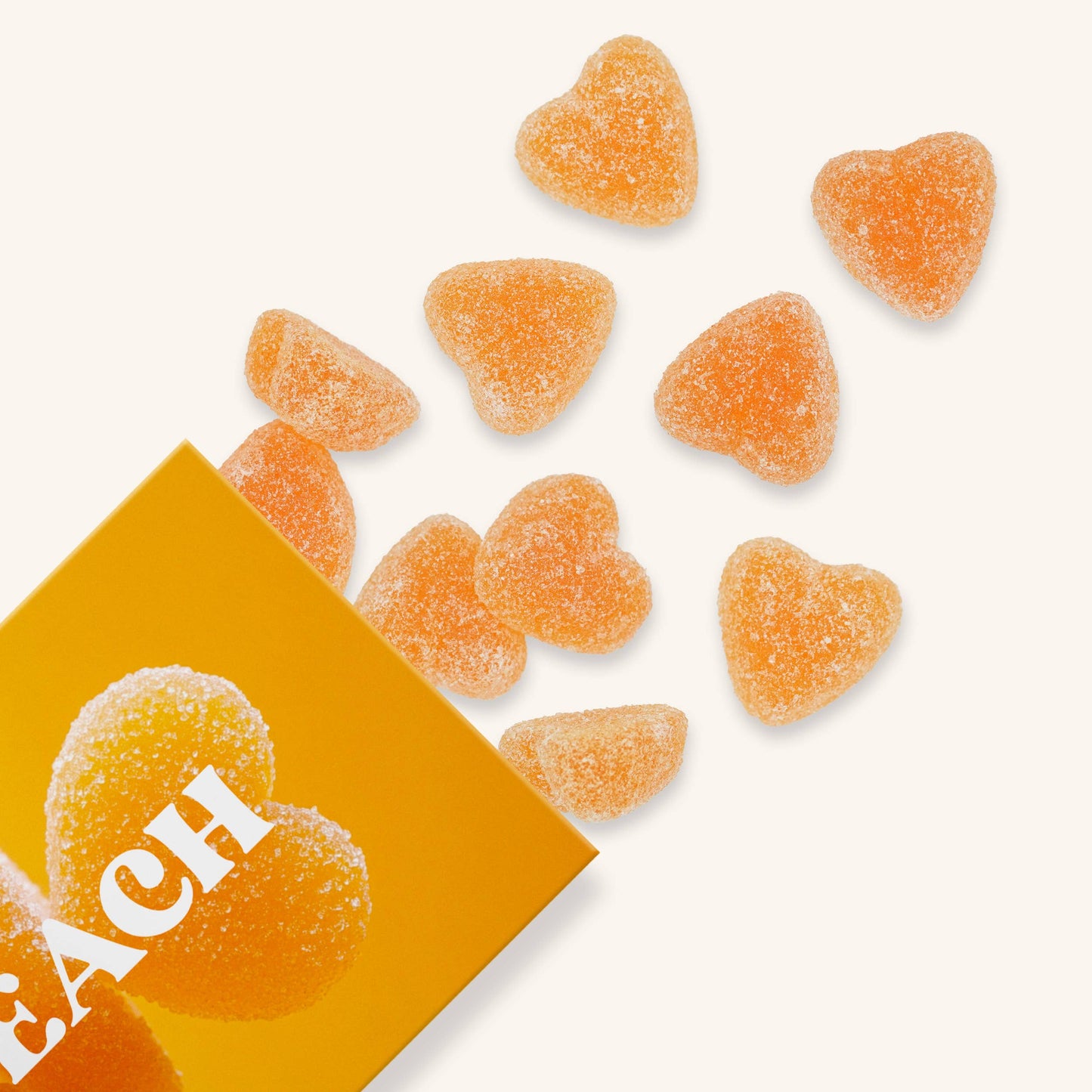 Vesper Bites - Peach Bellini Gummies, Chewy Candies, All natural