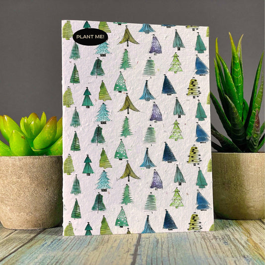 Plantable Greetings - Twisted Trees Plantable Greeting Card: Wildflowers