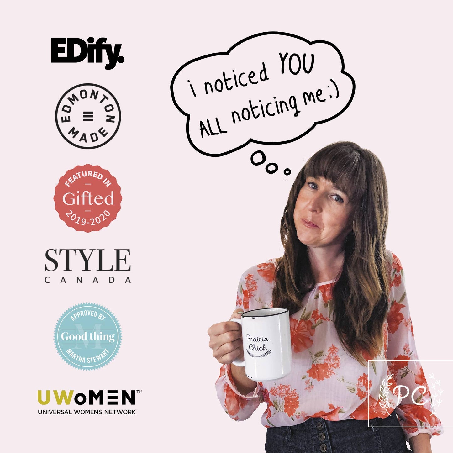 Prairie Chick Prints - Busy Making A Fucking Difference | Ceramic Mug: WhIte