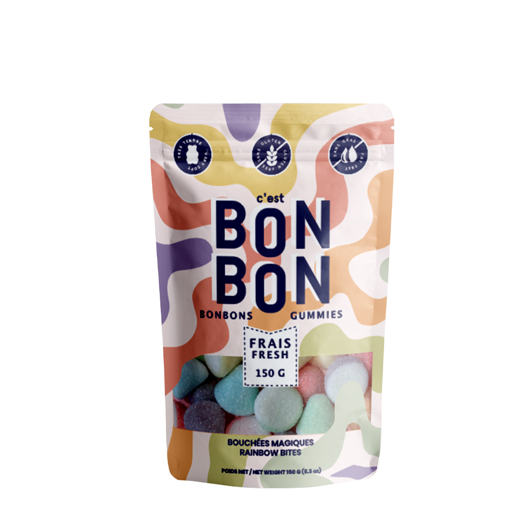 c'est BONBON- Canada - Rainbow Bites - Gummy Candies