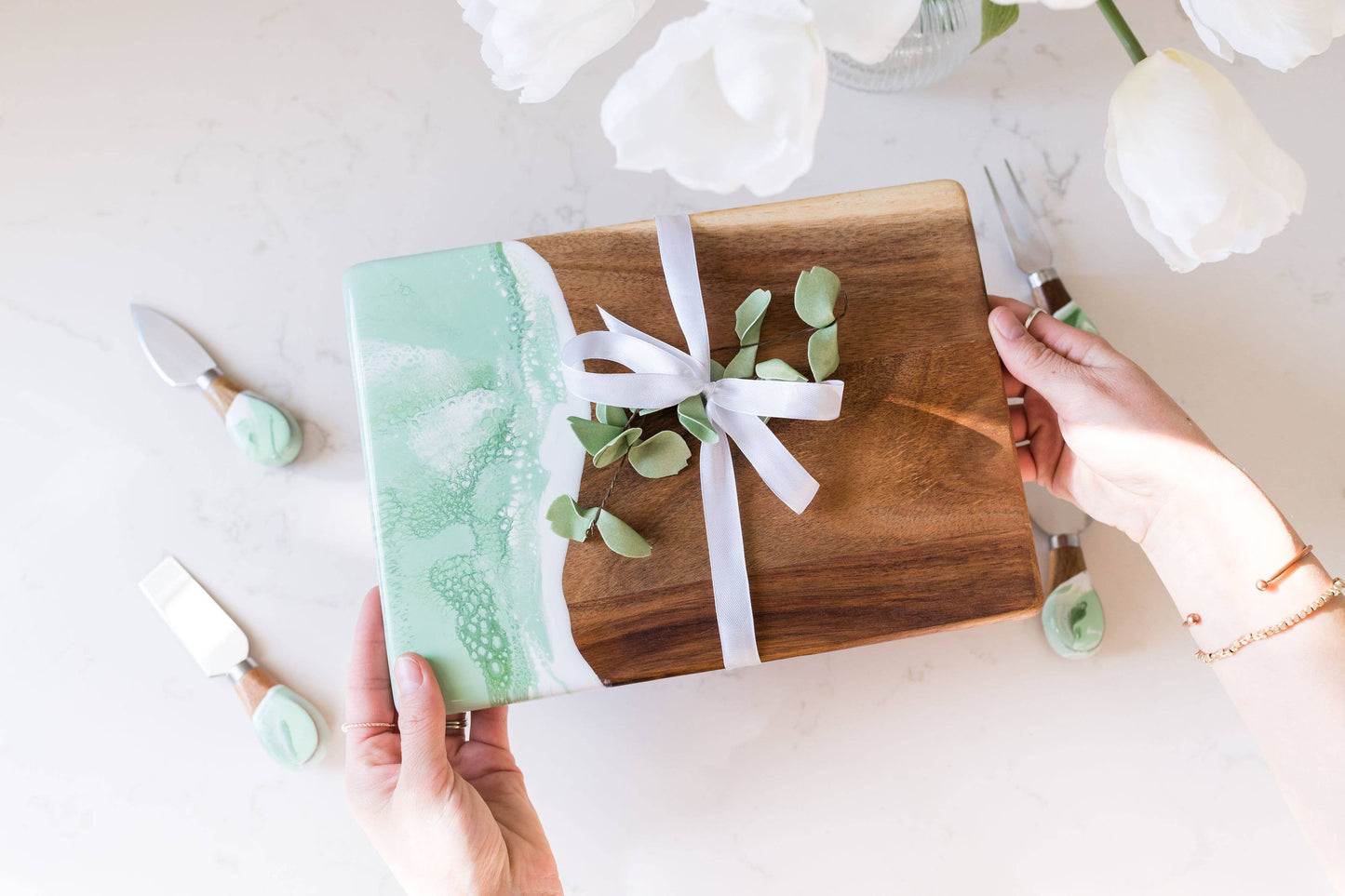 Lynn & Liana Designs - Mojito / Resin Cheese Knife Set