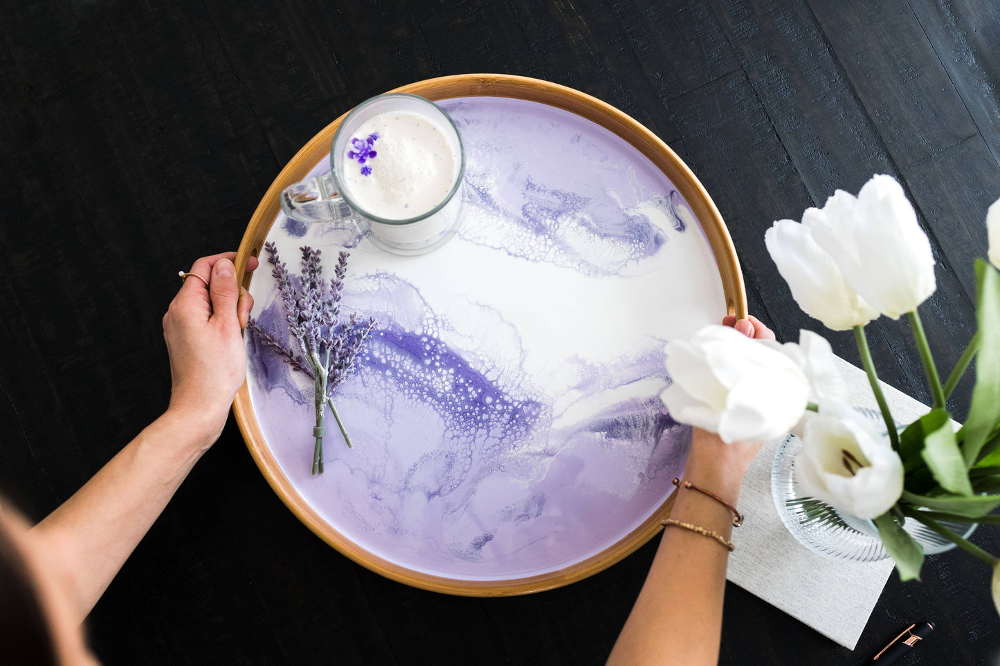 Lynn & Liana Designs - Lavender / Resin Cheese Knife Set