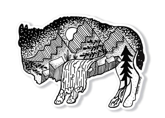 Bison I Sticker