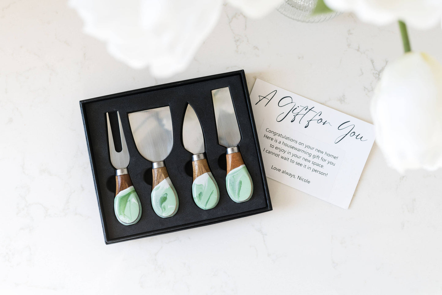 Lynn & Liana Designs - Mojito / Resin Cheese Knife Set