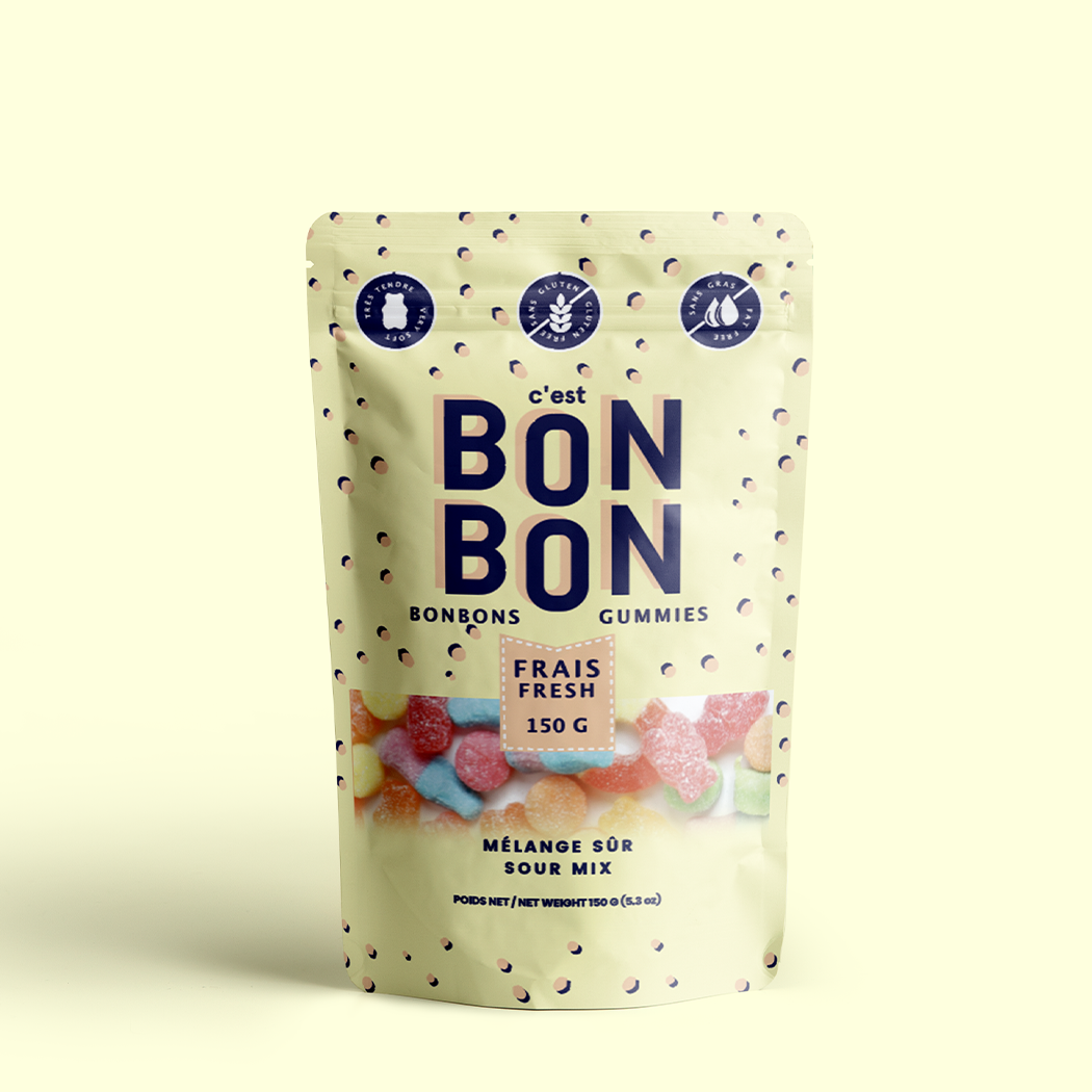 c'est BONBON- Canada - Sour Mix - Gummy Candies