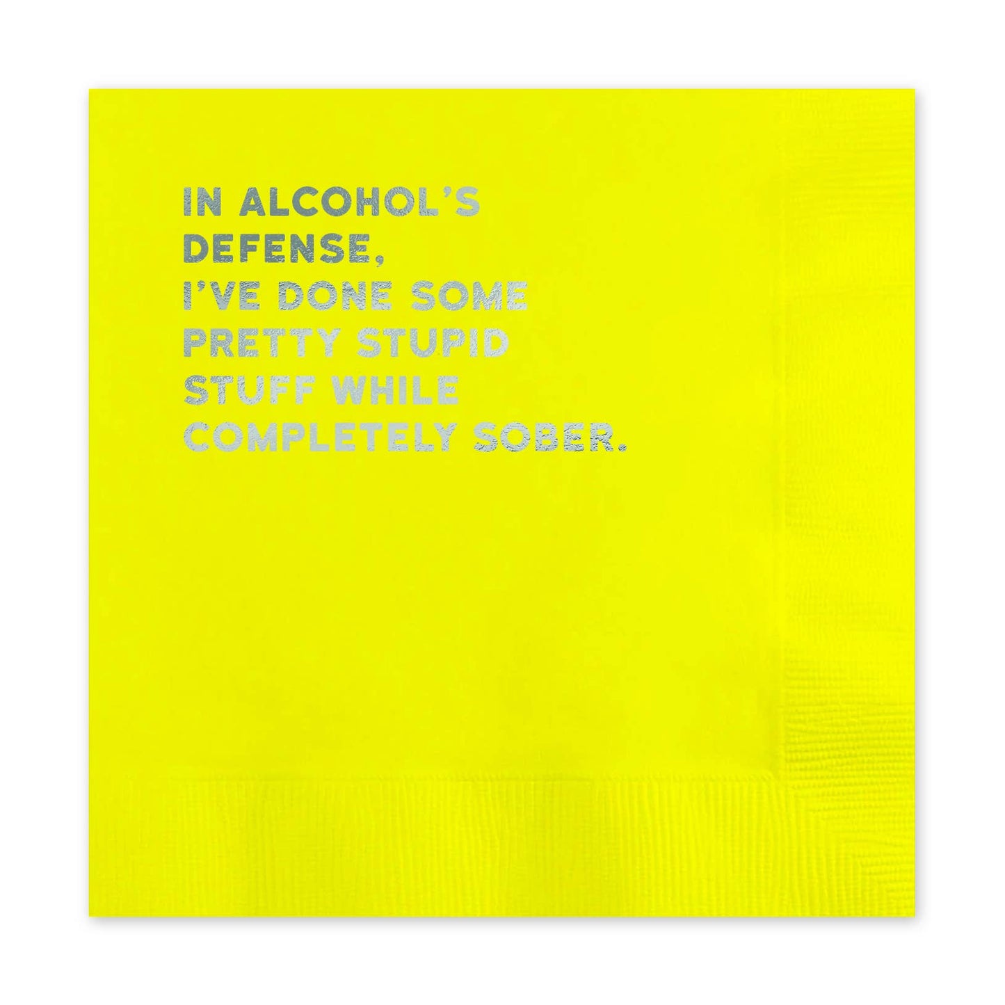 Redback Cards Canada - ALL Duties Paid - Sober Humor Napkin (Pack Of 20)