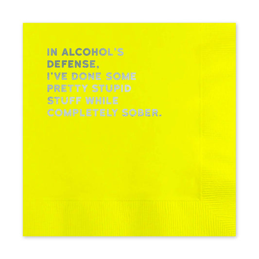 Redback Cards Canada - ALL Duties Paid - Sober Humor Napkin (Pack Of 20)