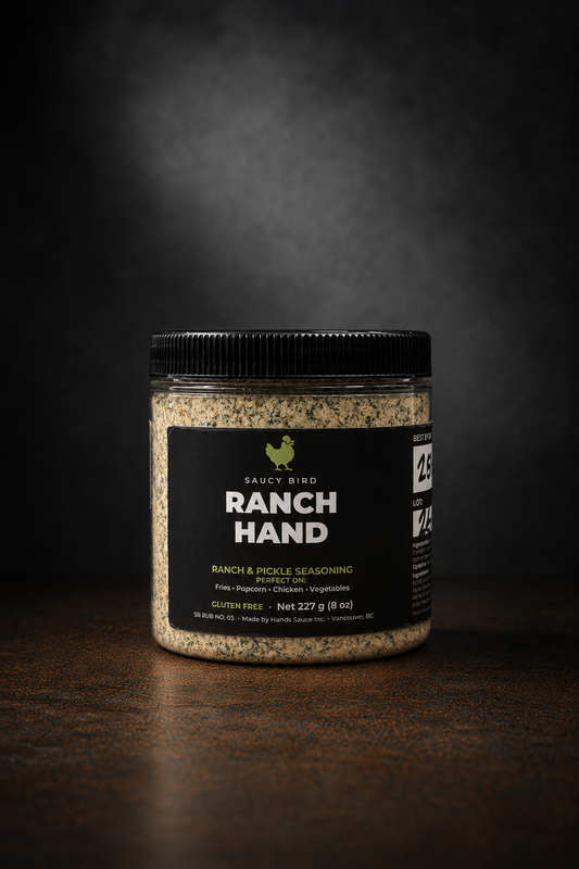 Saucy Bird - Ranch Hand | Ranch & Pickle Seasoning | Gluten-Free | 227 g