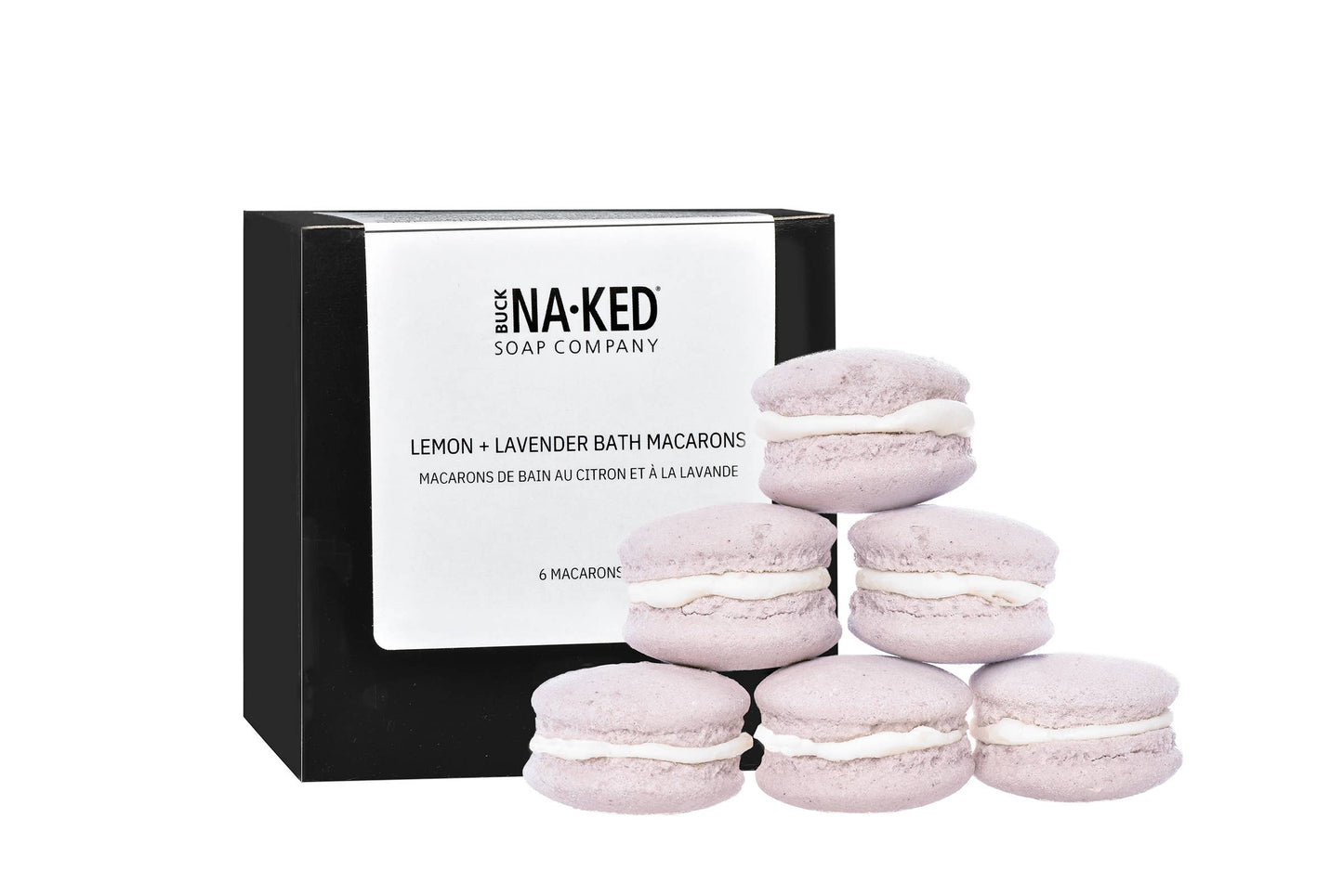 Buck Naked Soap Company - Lemon + Lavender Bath Macarons
