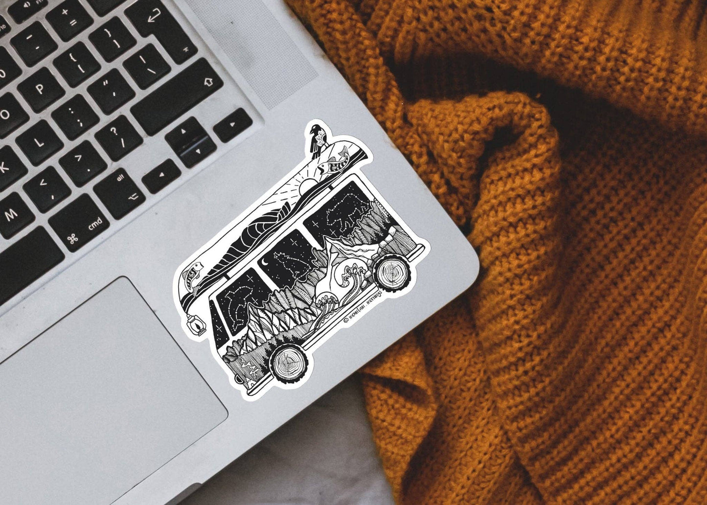 Camper Van Sticker