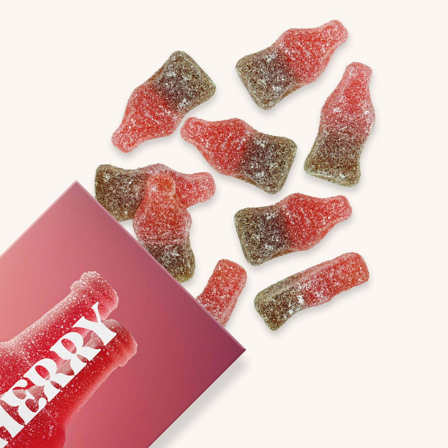 Vesper Bites - Cherry Fizz Gummies, Chewy Candies, All natural