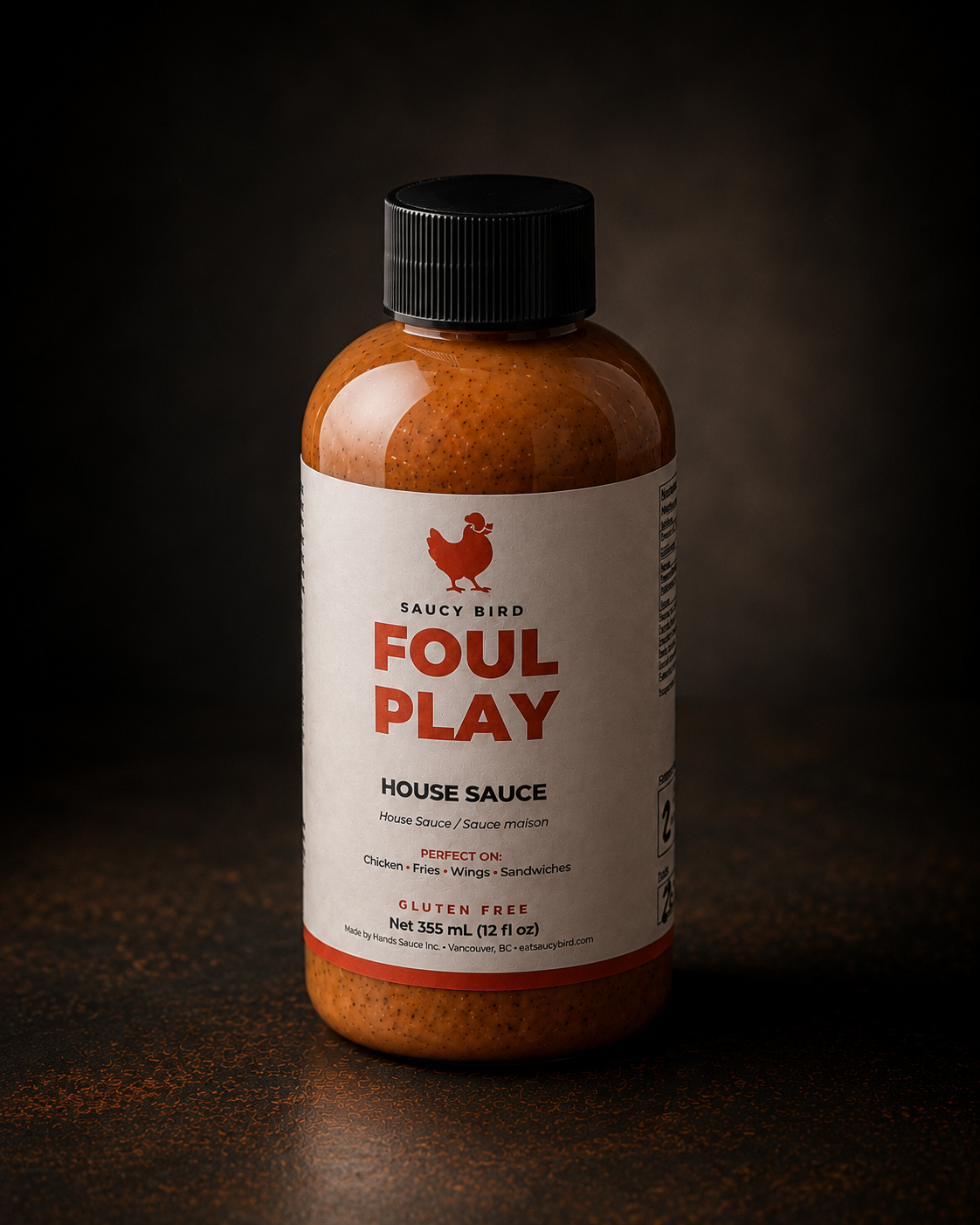 Saucy Bird - Foul Play | Savoury House Sauce | Gluten-Free | 355 mL