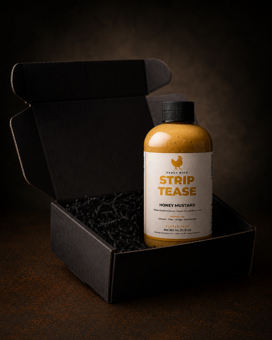 Saucy Bird - Strip Tease | Honey Mustard Sauce | Gluten-Free | 355 mL
