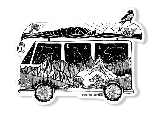 Camper Van Sticker