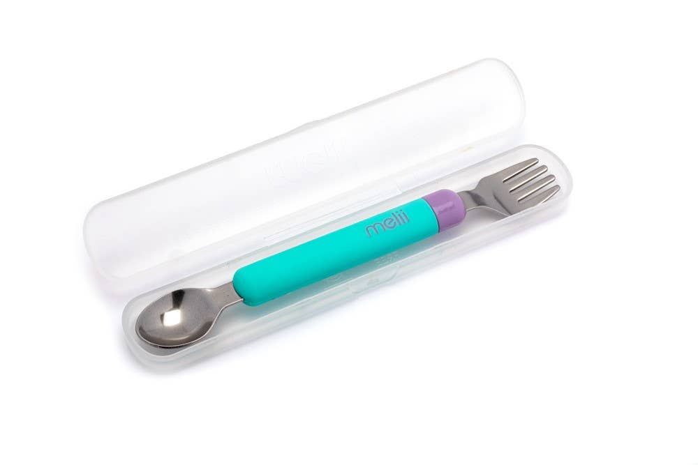melii - Spork On the Go: Blue & Purple
