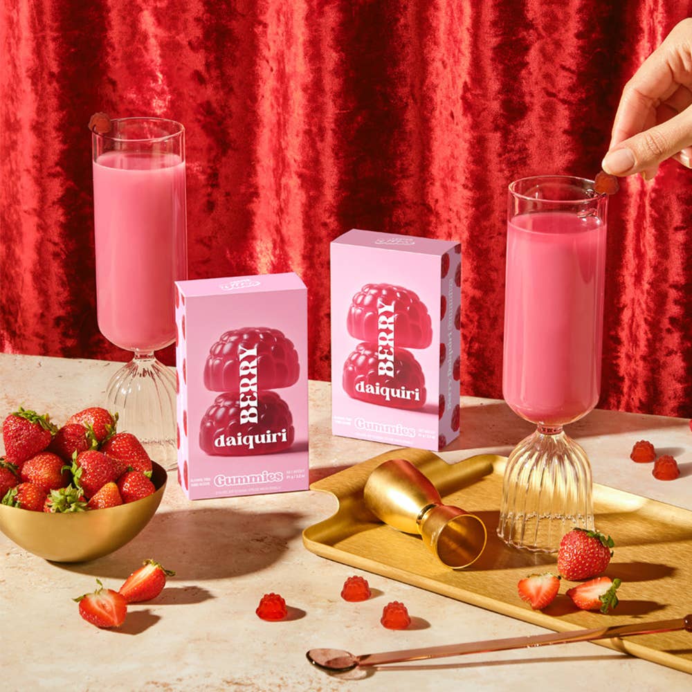 Vesper Bites - Berry Daiquiri Gummies, Chewy Candies, All natural