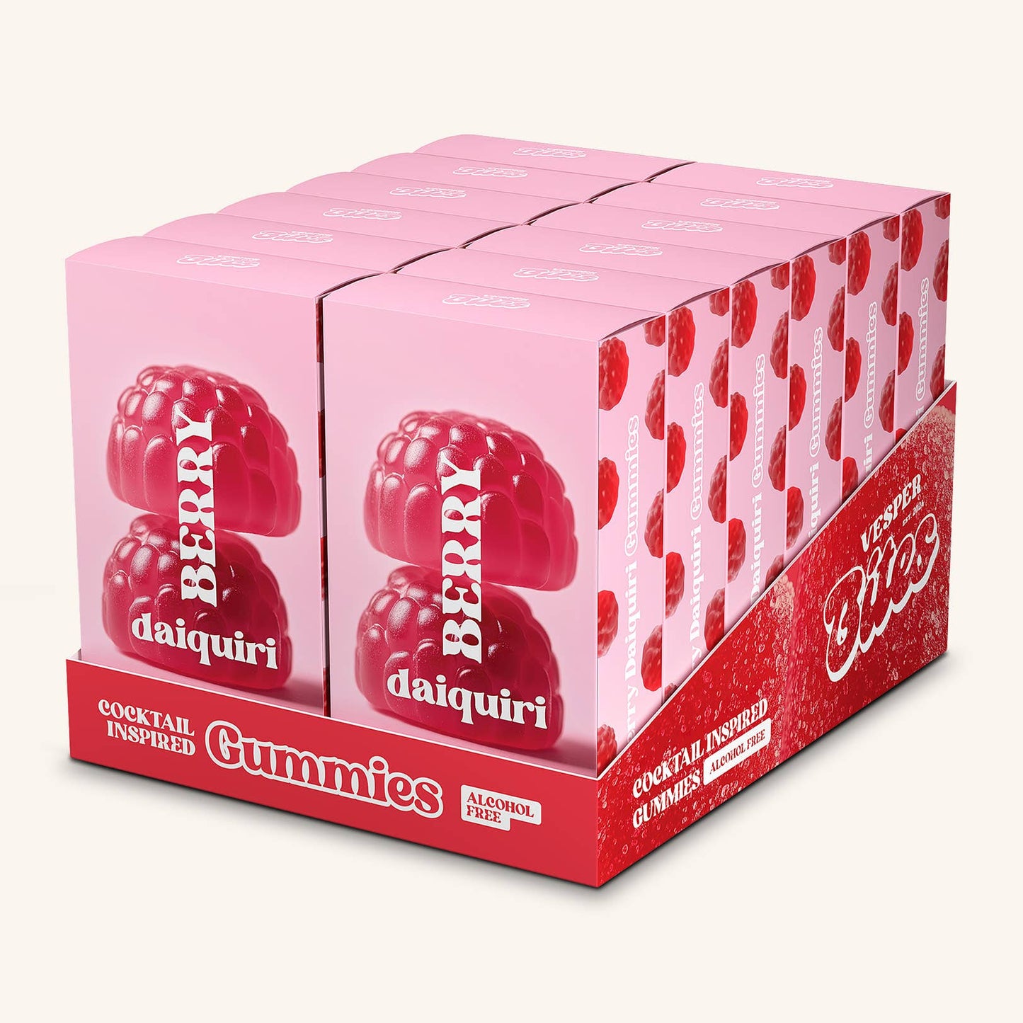 Vesper Bites - Berry Daiquiri Gummies, Chewy Candies, All natural