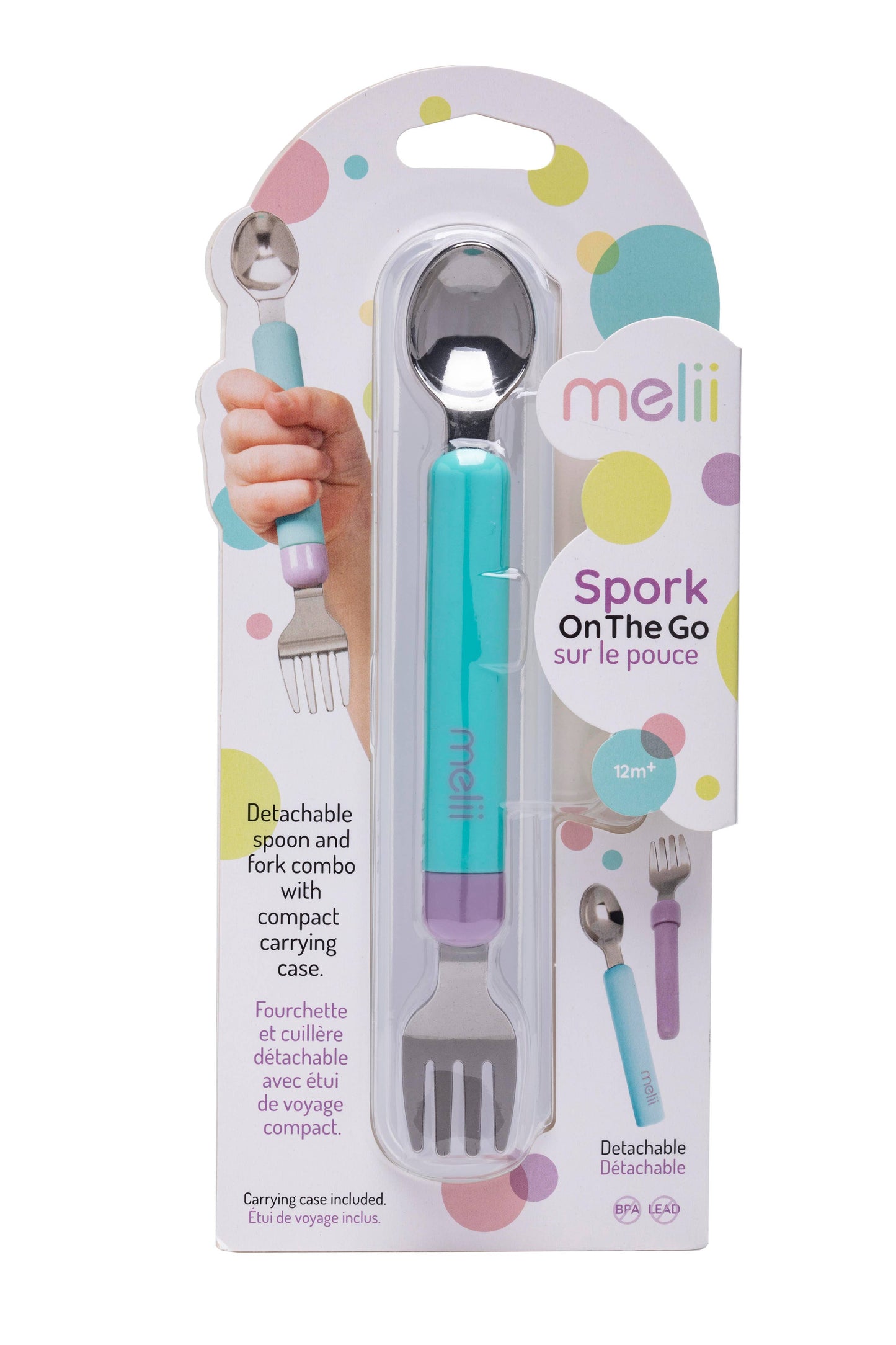 melii - Spork On the Go: Blue & Purple