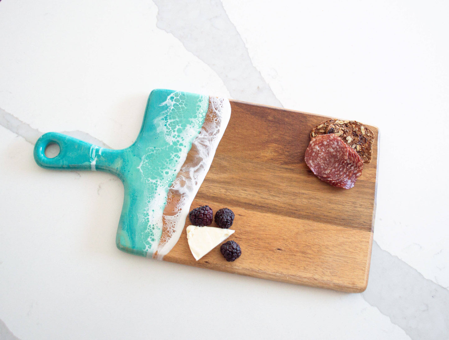 Lynn & Liana Designs - Charcuterie Board - Medium 8" x 16" Caribbean Blue