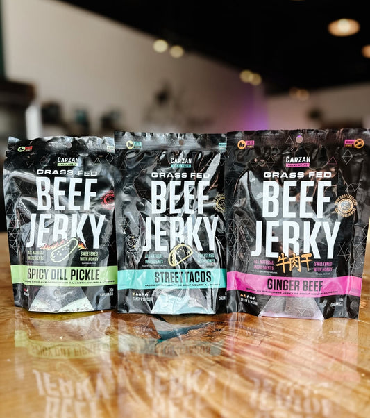 Carzan Beef Jerky Bags (75g)
